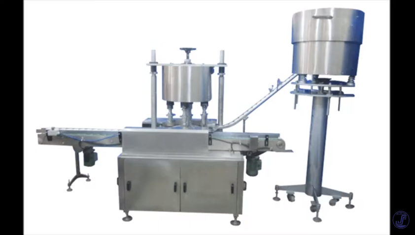 You are currently viewing Automatic 4 Head Rotary Capping Machine JET-4HD-CAP Manufacturers in Mumbai, India